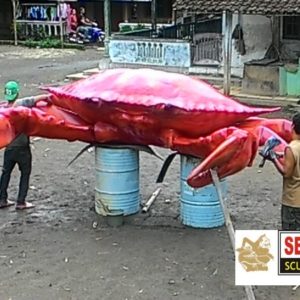 Kelik-studio-semar-mesem-patung-kepiting-bahan-patung