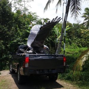 Kelik Studio Semar Mesem Patung Elang Rajawali Burung Pembawa Hoki