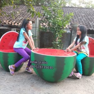 Furniture Karakter Kartun Mebel Kartun Patung Fiberglass