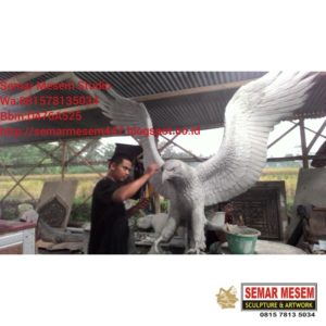 Cetakan Patung Fiber Patung Eagle Karya Seni Patung