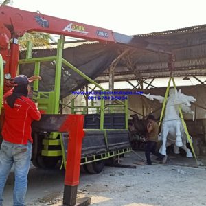 Pengrajin Patung Fiberglass Gambar Patung Hewan Patung 3d