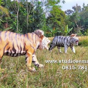 Patung Macan Baleendah Patung Macan Batu Patung Harimau Besar