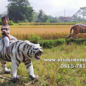 Patung Macan Nyengir Patung Macan Nambangan