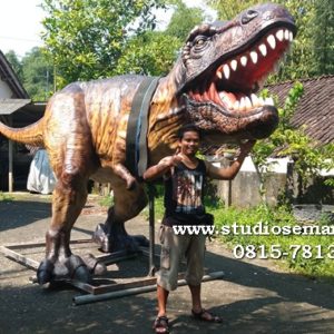 Bikin Patung Dino Cetak Patung Dinosaurus Patung Compsognathus