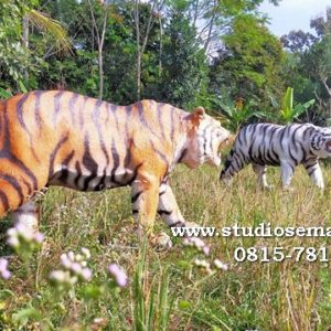 Patung Macan Lucu Patung Macan Putih Patung Macan Cisewu