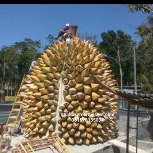 Patung Durian Replika Durian Miniatur Durian