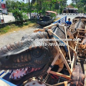 Replika Dinosaurus Cetakan Patung Fiber Membuat Patung Bikin Patung