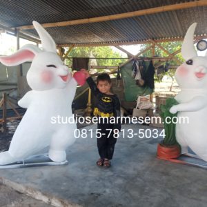 Patung Kelinci Patung Kelinci Lucu Patung Dekorasi Kelinci