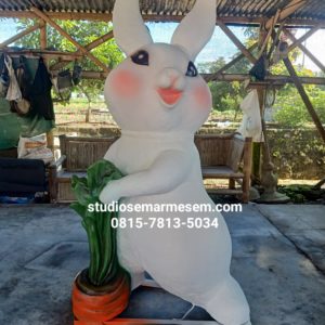 Patung Kelinci Resin Patung Kelinci Bagus Patung Kelinci Putih