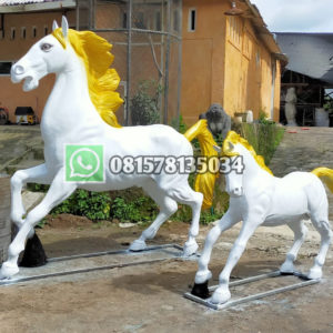 Patung Kuda Lari Patung Hewan Patung Fiberglass