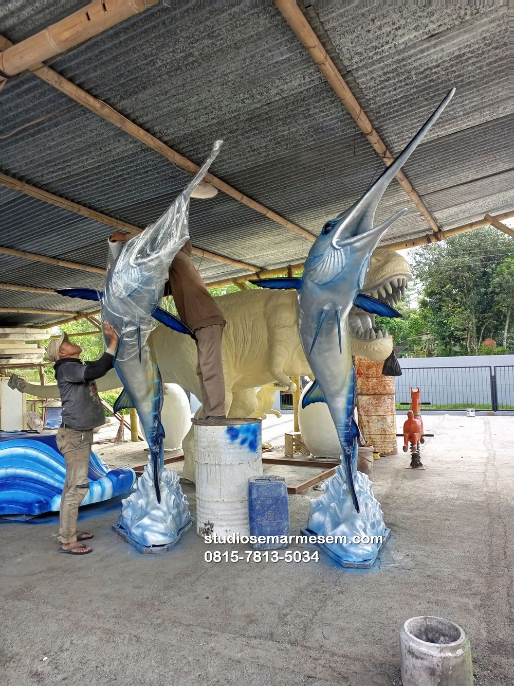 Patung Ikan Fiberglass/081578135034